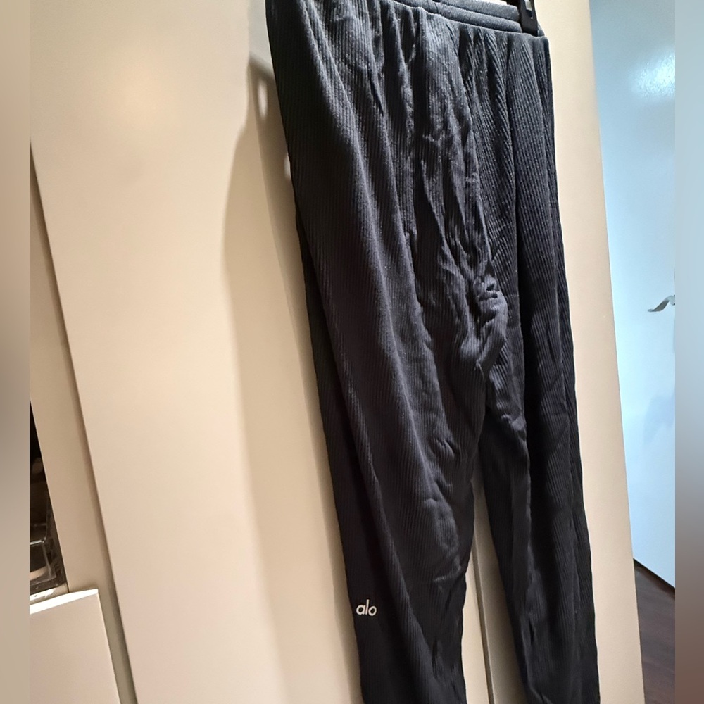 ALO Yoga pants Ribbed Black XXS